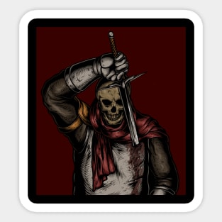 suicide skull Sticker